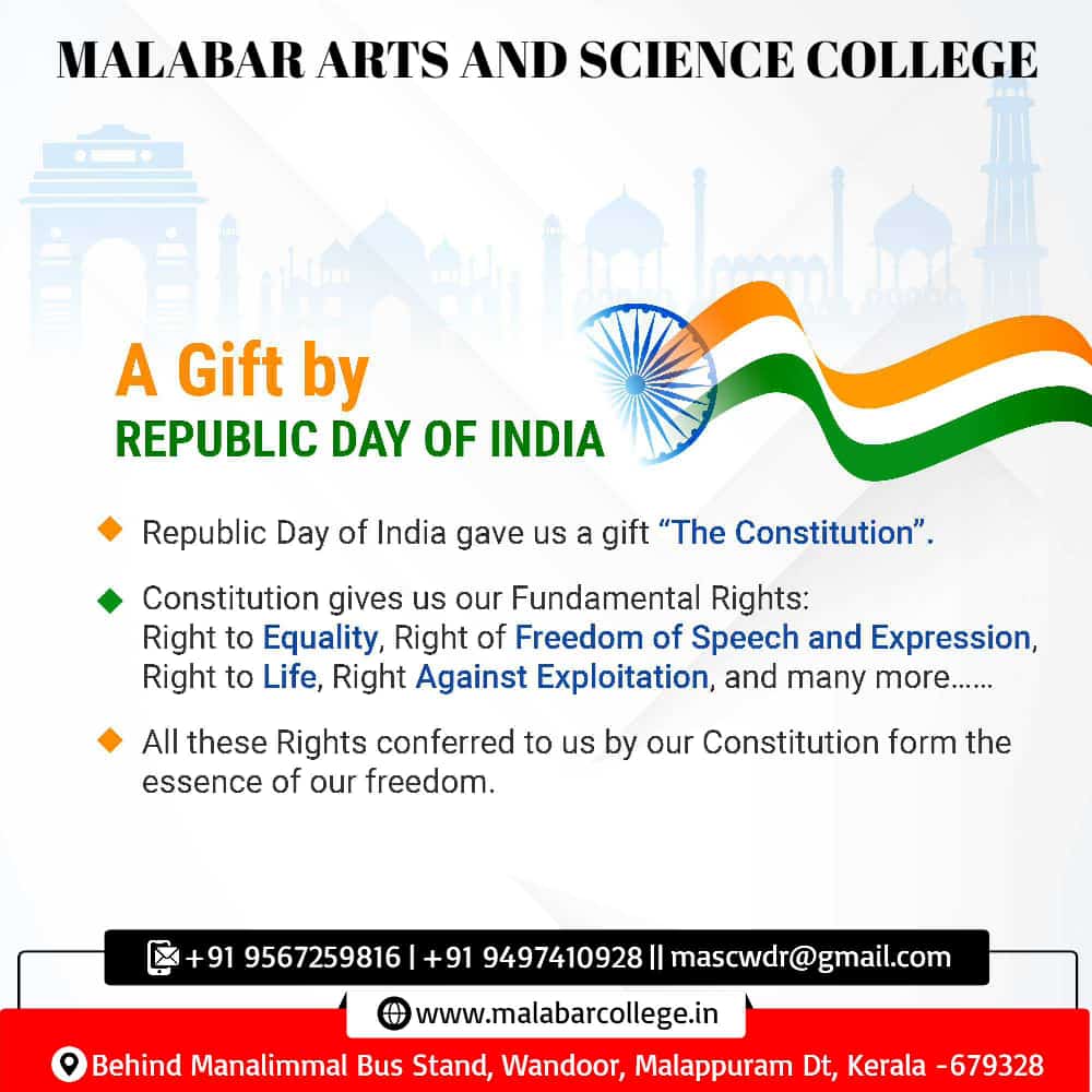 Greetings from MALABAR ARTS AND SCIENCE COLLEGE